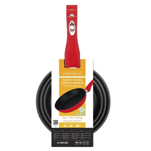 Set complect 3 tigai marmorate Royalty Line - rosii