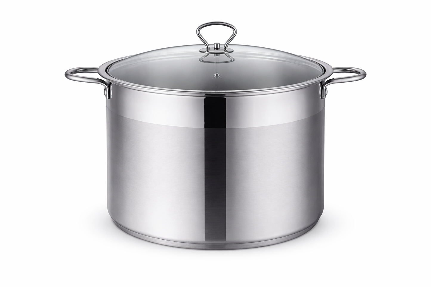 Oala Inox Royalty Line 36 x 25 cm, 22L, Capac din Sticla Termorezistenta