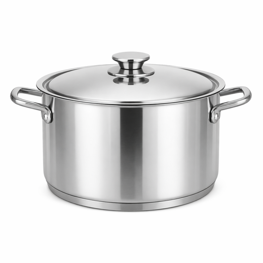Cratita Inox 10L, 36 x 14 cm, Capac Metalic, Fund Termic, Royalty Line