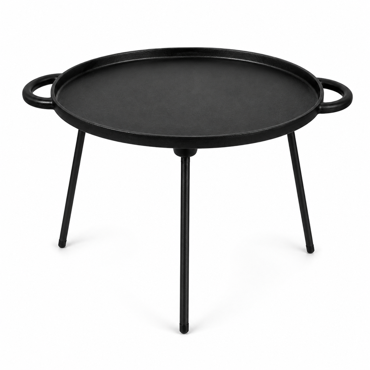 Disc Gratar Fonta Xelon 34 cm cu Perete, Manere si Picioare
