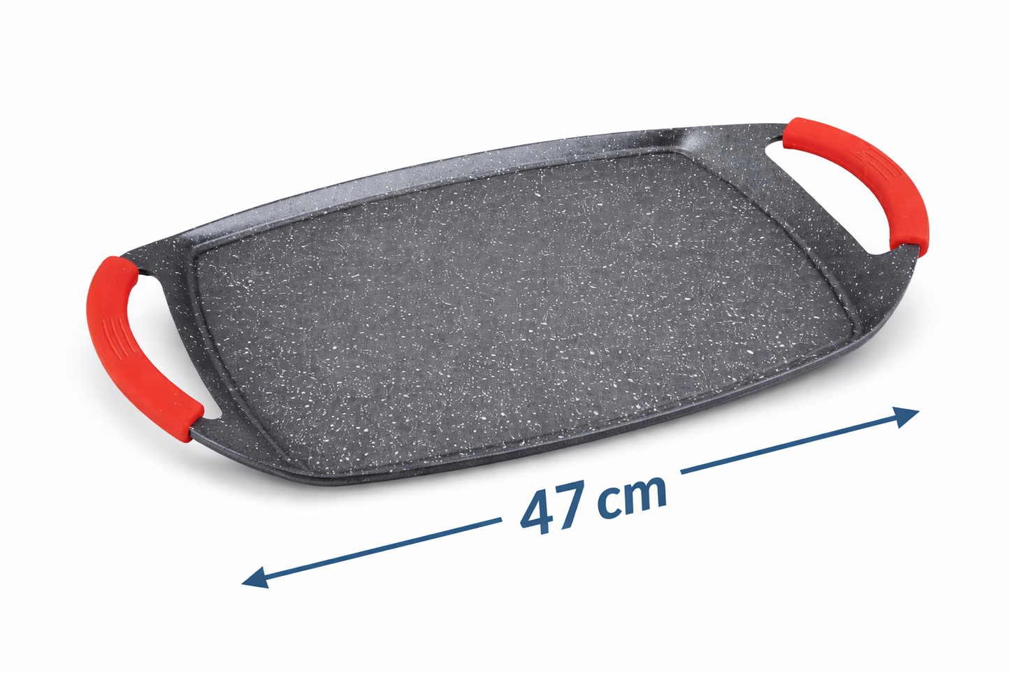 Tigaie Grill Dreptunghiulara 47 cm, Strat Marmura, Compatibila Inductie, Royalty Line