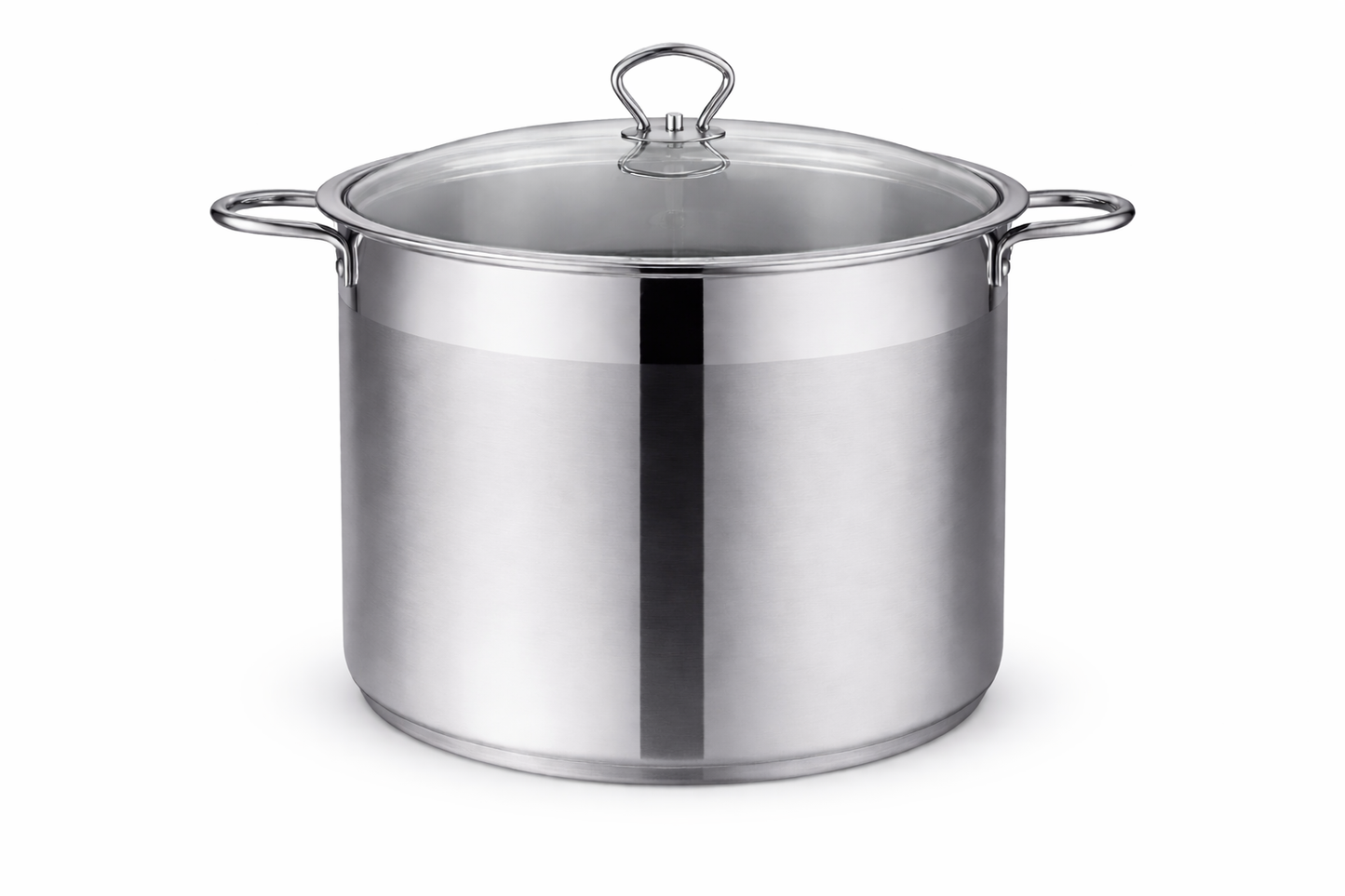 Oala Inox Royalty Line 40 x 27 cm, 30L, Capac din Sticla Termorezistenta