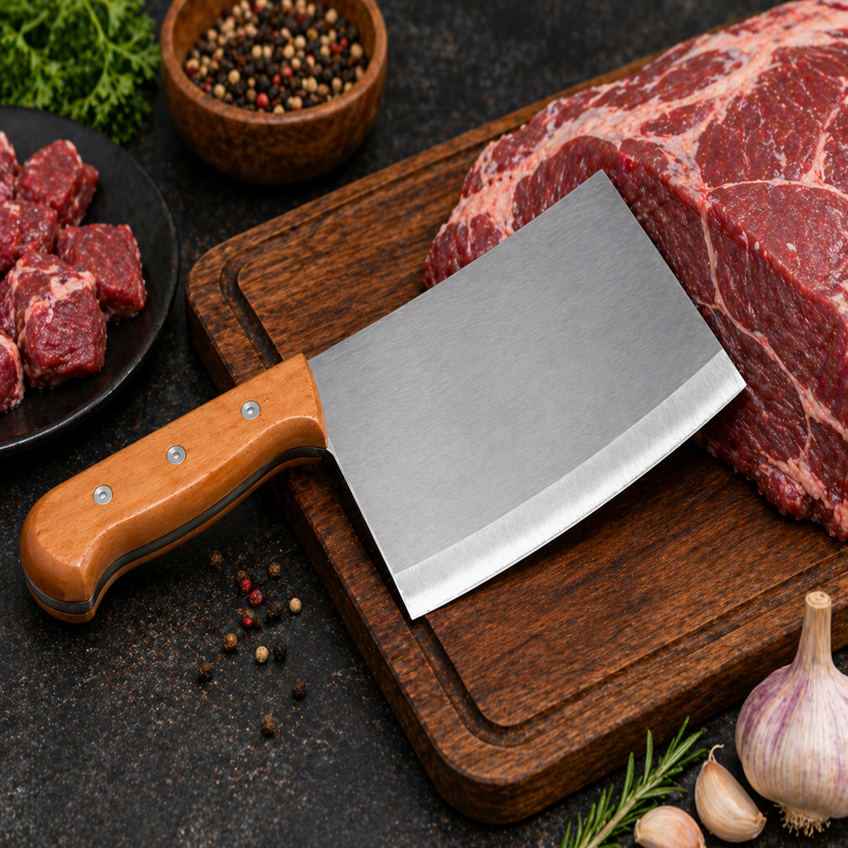 Barda  din Fier cu Lama Inox, 36 cm