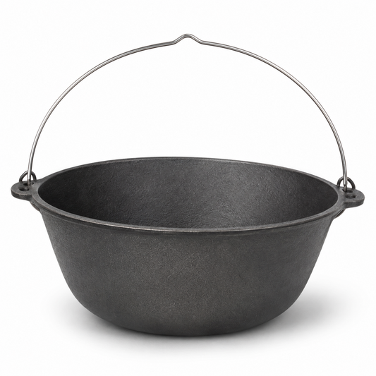 Ceaun Fonta 30L pentru Gatit Traditional la Foc sau Aragaz