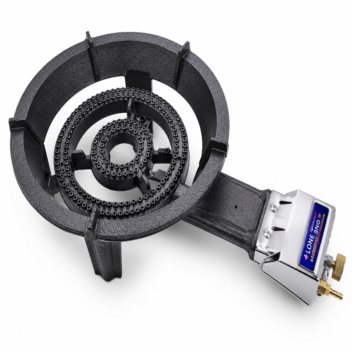 Arzator Gaz Fonta 3 Inele Profesional cu Aprindere pentru Ceaun GPL