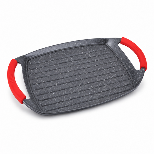 Tigaie Grill Dreptunghiulara 47 cm, Strat Marmura, Compatibila Inductie, Royalty Line