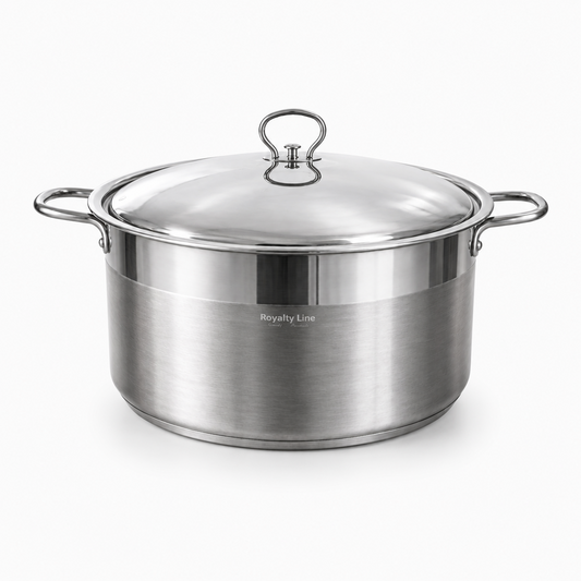 Cratita Inox Royalty Line 36 x 14 cm, 8L, Capac Metalic