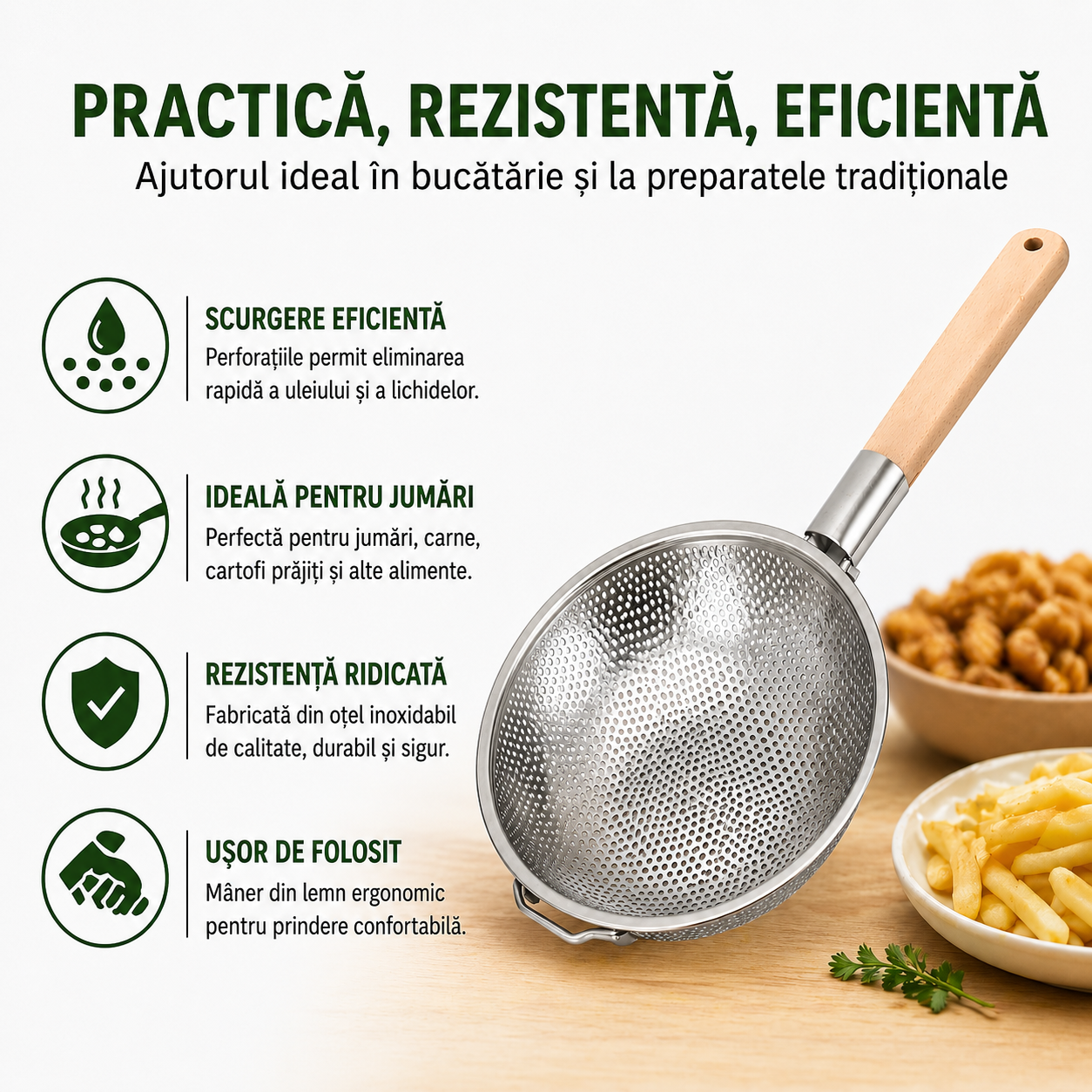 Strecuratoare pentru jumari, carne, 25cm