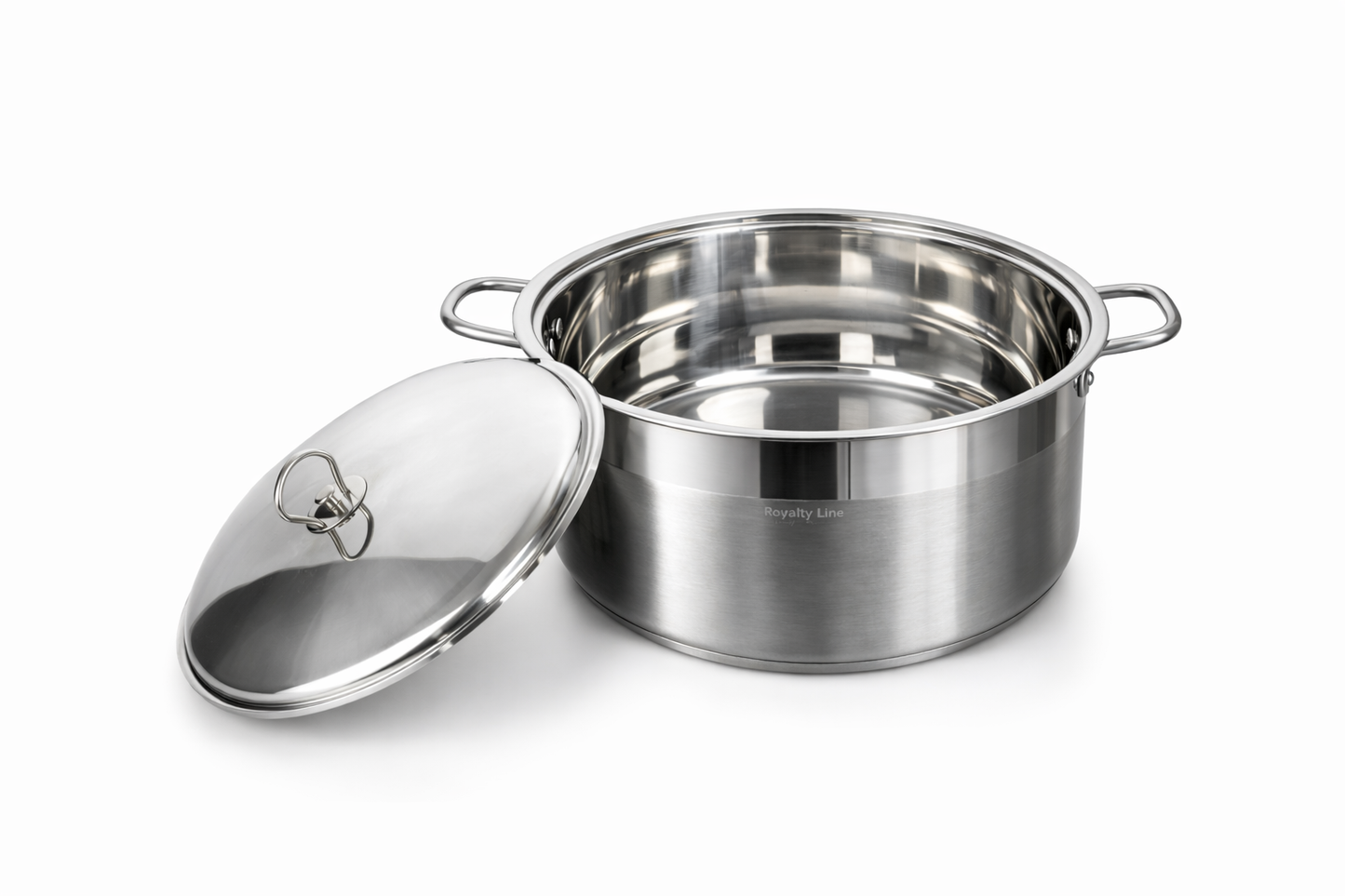 Cratita Inox Royalty Line 36 x 14 cm, 8L, Capac Metalic