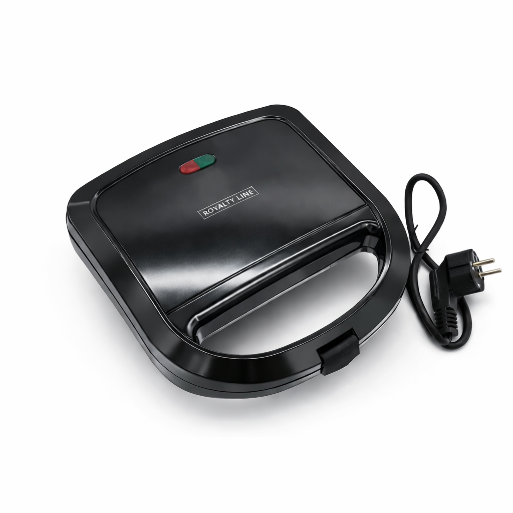 Sandwich Maker 750W, Placi Grill Antiaderente, Compact si Usor de Folosit