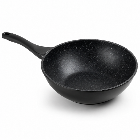 Tigaie Wok 32 cm, antiaderenta, compatibila inductie, gatire rapida