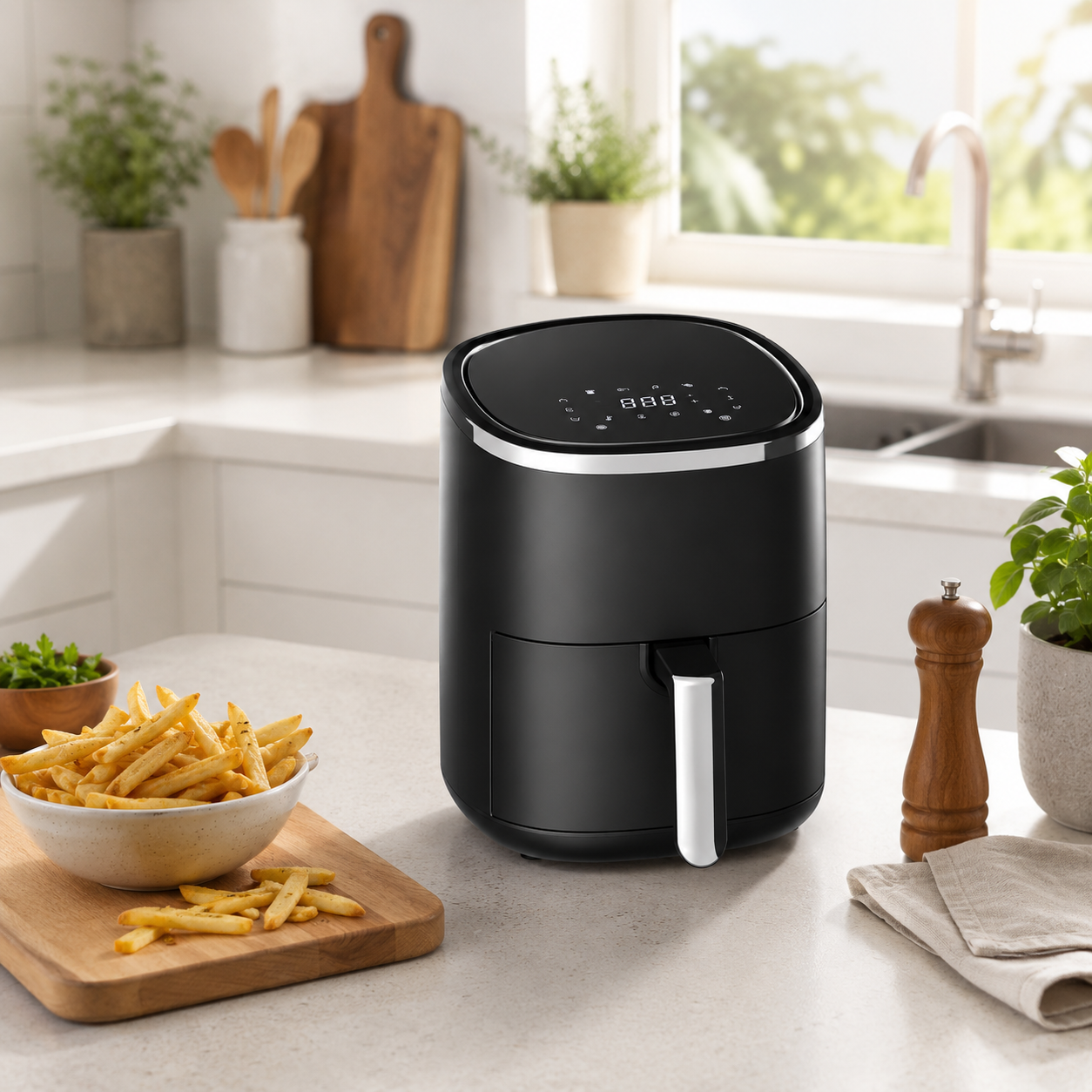 Friteuză cu aer cald Royalty Line – 1700 W • 6,5 L