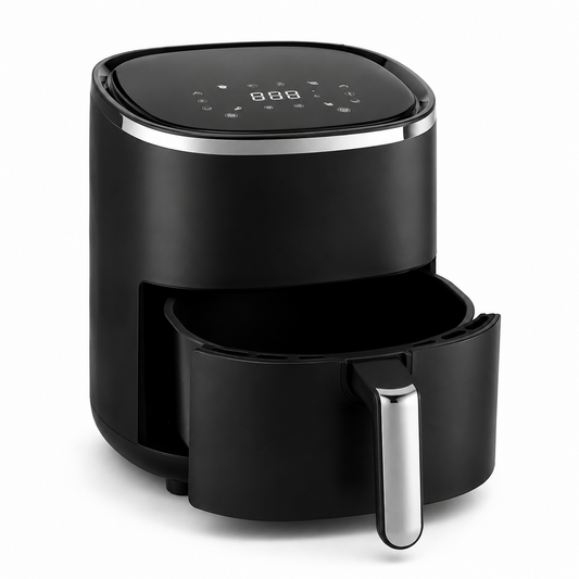 Friteuza cu Aer Cald Royalty Line 3.5L, 1200W, Air Fryer, Gatire fara Ulei