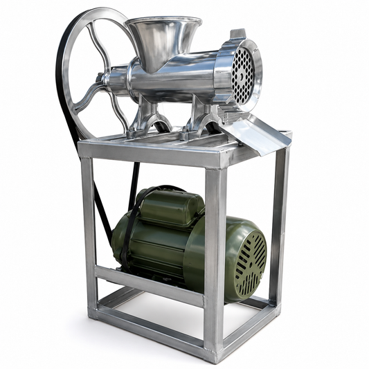 Masina de tocat carne electrica NR 32 aluminiu, motor 1500W, 2-5 kg/min