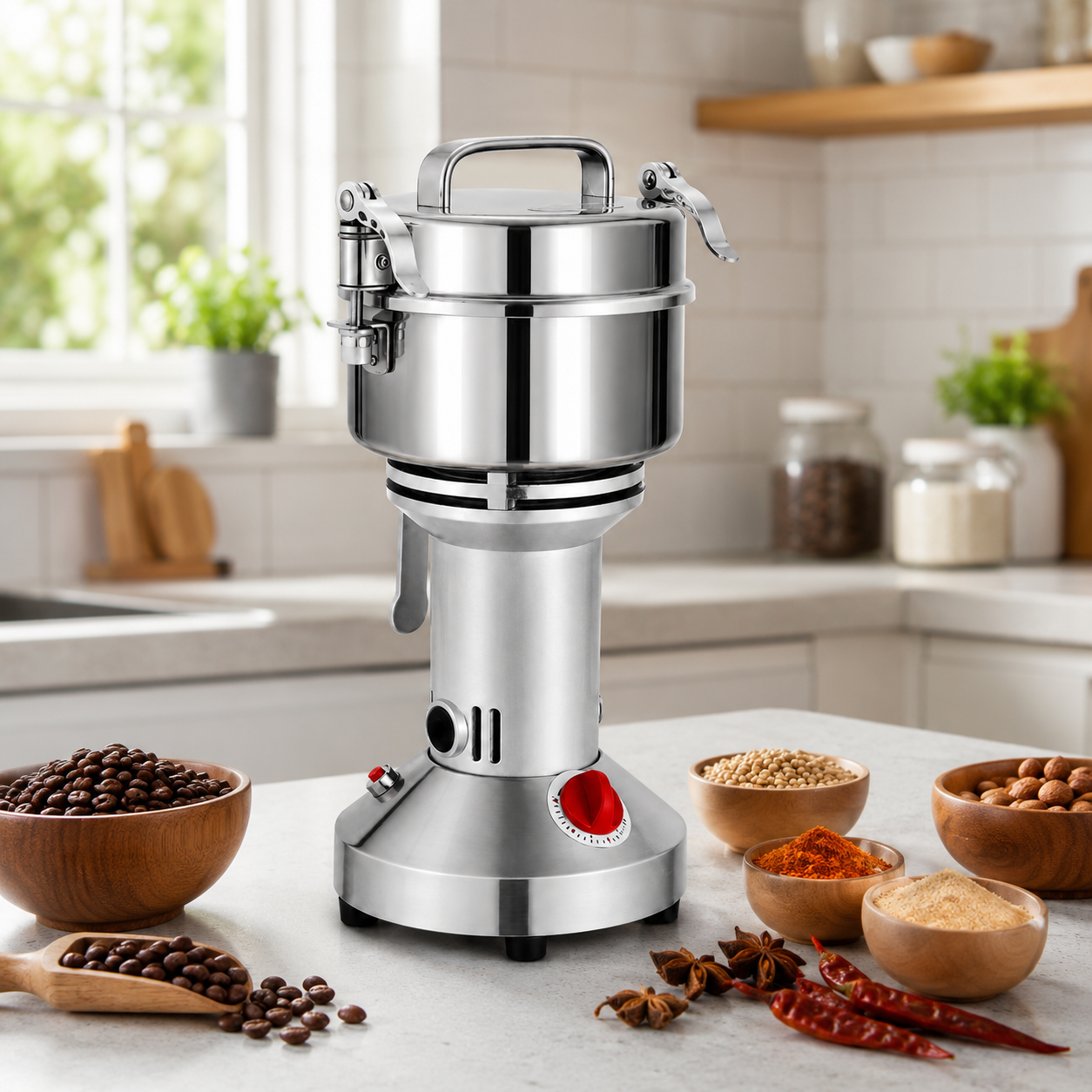 Royalty Line – Moara multifunctionala / macinator, 1200 W, capacitate 250 g