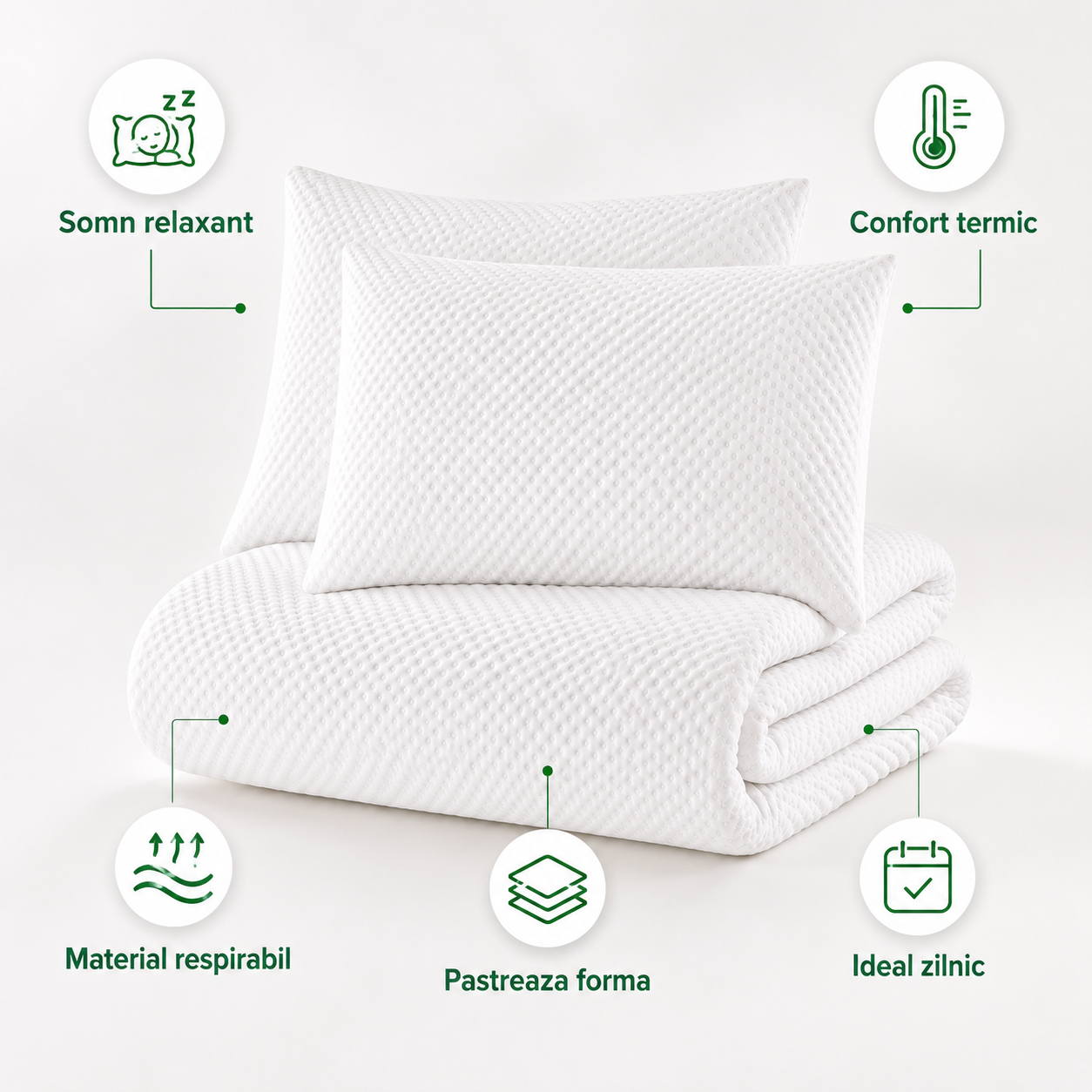 Set BIOMED Thermo Oxigen Plus – Plapuma si doua perne