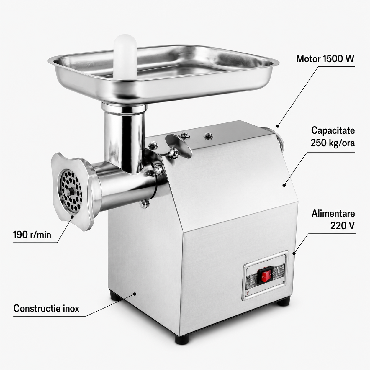 Masina Electrica de Macinat Carne Poland Inox