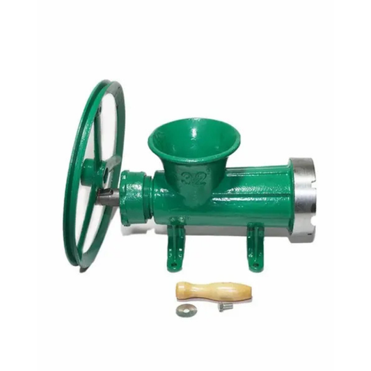 Masina de Tocat Carne Manuala, Nr.32, din Fonta cu Rulment si Fulie