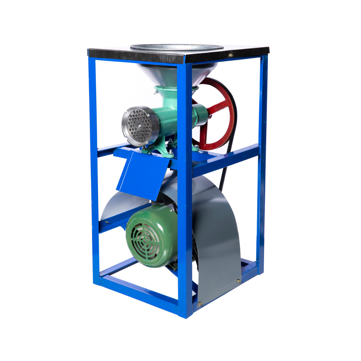 Masina tocat carne nr.32 cu motor electric 2200w cu palnie si masuta Metal