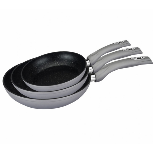 Set 3 tigai interior marmorat Royalty Line -SILVER