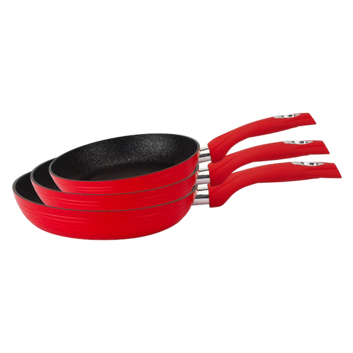 Set complect 3 tigai marmorate Royalty Line - rosii