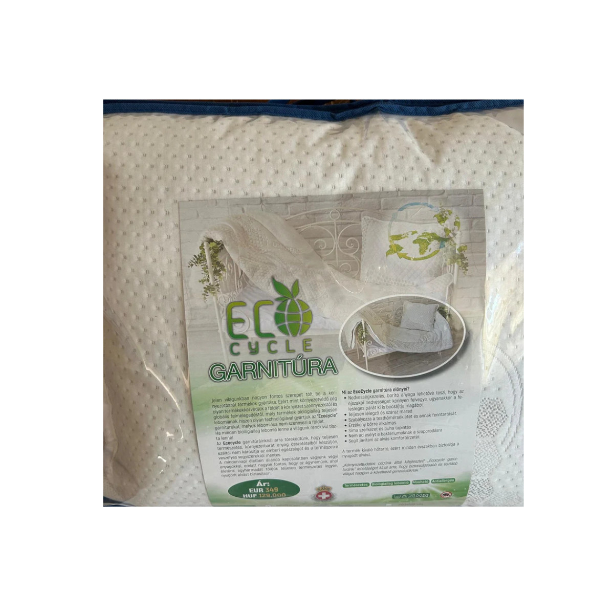 Set Eco Cycle – Plapuma si  2  Perne pentru un somn natural si confortabil