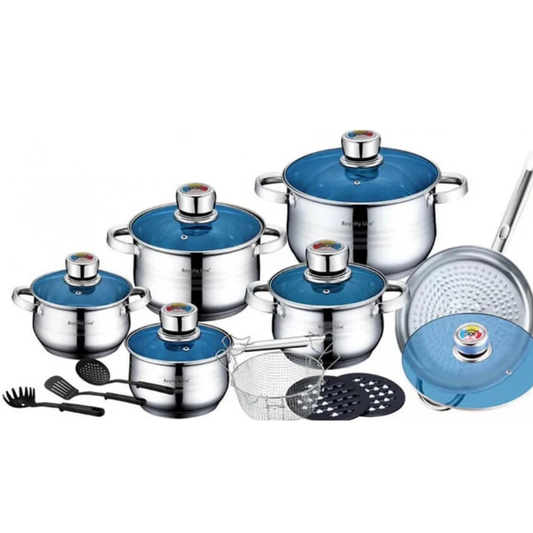 Set vase gatit 18 piese , otel inoxidabil, Royalty Line