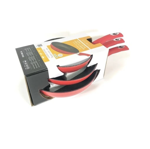 Set complect 3 tigai marmorate Royalty Line - rosii